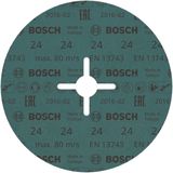 Fibre sanding disc R574, Best for Metal D= 180 mm; K= 24