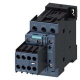 Contactor, AC-3e, 12 A/5.5 kW/400 V, 3-pole, 110 V DC, 2 NO+2 NC, screw terminal