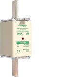 NH fuse NH1 690V aM 160A twin indicator live gripping-lug