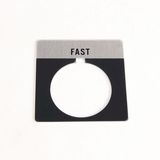 Allen-Bradley, 800T-X505, 800T Legend Plate, Standard, FAST, Gray