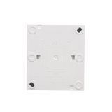 IP44 double socket outlet with earthing - transparent flap, 16A, quick connection, black matt