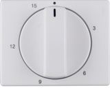 Centre plate for mechanical timer, arsys, p. white glossy
