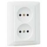 MONOBLOCK DOUBLE SINGLE PHASE SOCKET ANTHRAC