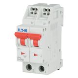 Miniature circuit breaker (MCB) with plug-in terminal, 10 A, 2p, characteristic: C