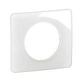 Céliane White Enameled Trim Plate - 1 Post