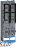 Group 2, double 3-pole switching with 4 x M12 terminals, stainless steel, 800 A