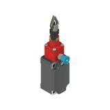 Rope safety switch with reset for emergency stop