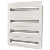 BPZ-MES-600/7-ST Mounting insert with steel front plates HxW=649x600mm, 4 rows