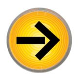 Adhesive sticker Arrow
