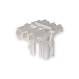 NAD3T.W | Distribution block 3-pole, T-connector, white