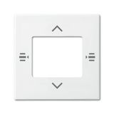 Central plate for 6-way Busch-balance® SI control element