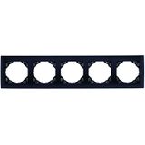 FIVE-GANG FRAME GRAY