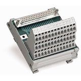 Interface module with solder pin Female connector