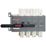 Change-over switch, 1250A 4p 1 1+2 2 closed transition
