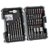 35-Piece Extra Hard Metal Drill and Screwdriver Bit Set