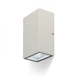 DIXIE 10x16 wall white 230V LED 2x5W 84° IP54 3000K