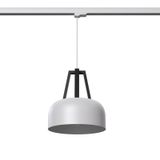 HANGING LAMP 3 PHASE CASCO WHITE/BLACK E27 3000K 7.5W 620LM