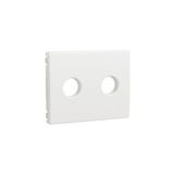 C.PLAT F/SCREW TERM LOUDSPEAKER SOCKET WHITE
