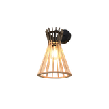 Alice wall lamp E27 natural color/wood