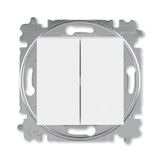 Switch/push switch w rocker, 2gang 2way