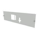 ProfiSNAP Front Plate, for enclosure width 800mm, H=200mm, prepared fo