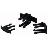 Latch fastener, for section strip, for max. flat conductor 6x9x0.8