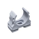 Kunststof-buisklem lichtgrijs;