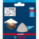 EXPERT M480 Sanding Net for Delta Sanders 93 mm, G 220, 5-pc