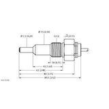 Flow Monitoring Immersion Sensor without Integrated Processor   FCS-G1/2A4-NAEX0/AL065