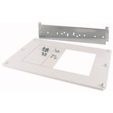 BPZ-XNH3-1/0-600-MV-W NH switch-disconnectors mounting unit, 630A, W=600mm, XNH3 3p, mounting on mounting plate