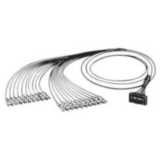 I/O connection cable, unshielded, MIL20 to open ends, 1 m XW2Z0493D