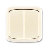 3558A-05940 C Serial switch, with cover and frame, 5 switch, IP44