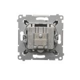 Light push button, (module), 10AX, quick connection, Bronze matt, metalic