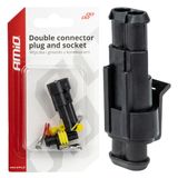 Connector plug and socket set AMIO-03518