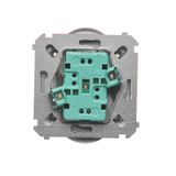 Single break push button with pictogras, (module), 10AX, quick connection, anthracite, metalic