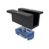 Middle clamp set 2.0 for frame height 30 - 35 mm black, pin