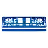 License Plate Frame - Blue metalic