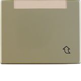 Hinged cover, flat, lab. field, arsys, light bronze matt, lacq.