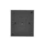 Double socket outlet with earthing for IP44 version with frame seal, with shutters, (module), Simon 24, IP20/IP44, 16A, white, Flap color: Same as a cover
