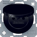 Soc. out. earthing pin + hinged cover, enhncd contact prot., R.1/R.3, 