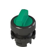 Long handle selector, 2 positions green with marking