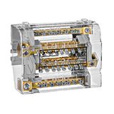 Main branch terminal,4-pole,160A,in.1x50mmý,out.2x35+6x16mmý