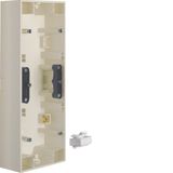 Surface-mtd housing 3gang, S.1, white glossy