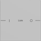 rocker set 1-g inscr. PB sens.4 System 55 grey m