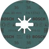 X-LOCK Fibre sanding discs, Ø125mm, G 36, R574, Best for Metal, 1pcs