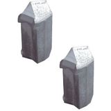 Tool hardened metal cutter inserts for metal