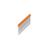 Cross-connector (terminal), Plugged, orange, 17.5 A, Number of poles: 20, Pitch in mm (P): 3.50, Insulated: Yes, Width: 70 mm