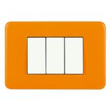 FRAME 3 MOD F/ ADAPTER 3 MOD ORANGE