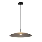 Lucide Premium MENGA - Pendant light - Ø 60 cm - LED Dim. - 1x18,6W 2700K - Smoke Grey