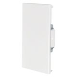 End piece cut-laminating to BRS 100x170mm upper part 80mm sheet steel v-white
